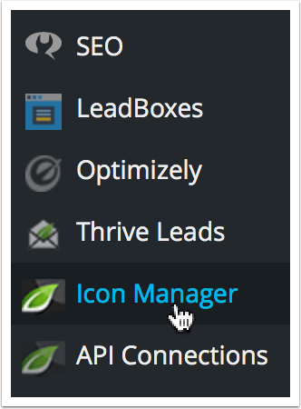 WordPress Dashboard Icon Manager