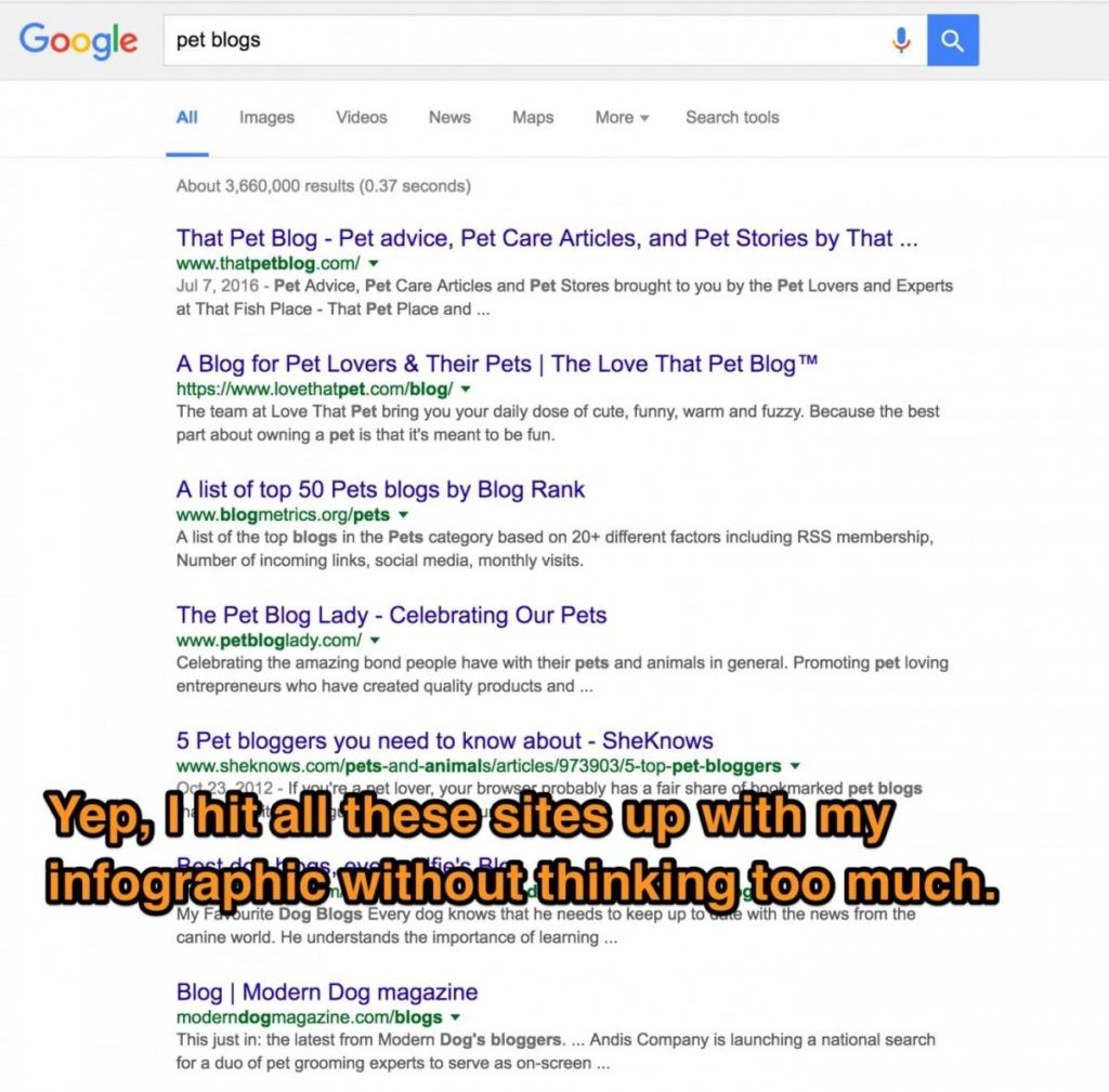 pet blogs Google search