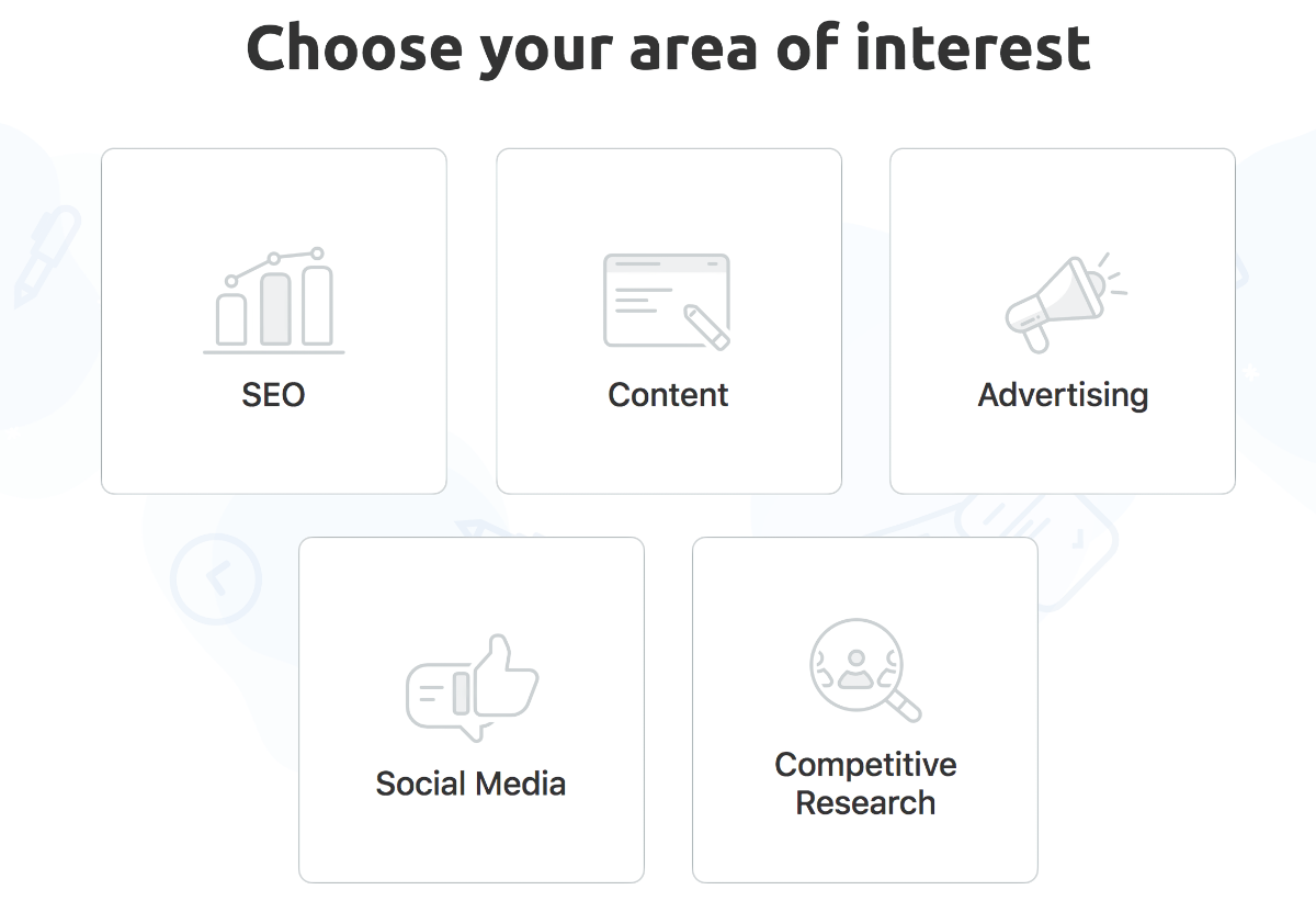 Area Of Interest Semrush