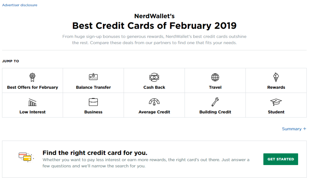 Nerdwallet best credit cards of 2019