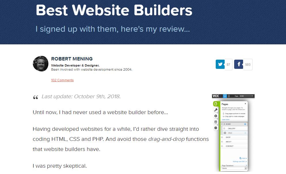 WebsiteSetup.org builders