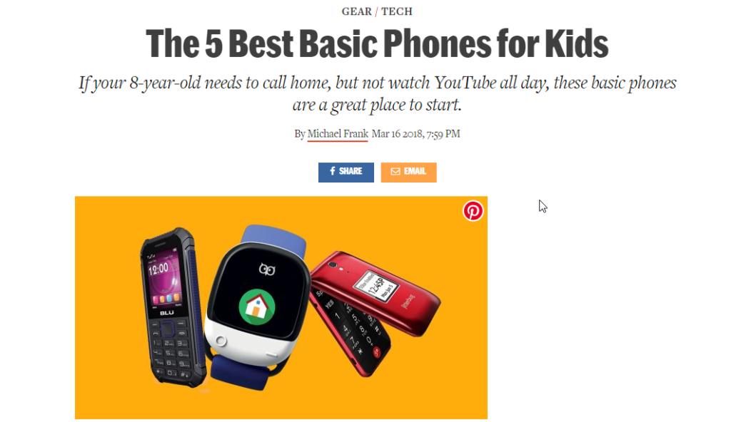Fatherly Best Basic Phones For Kids