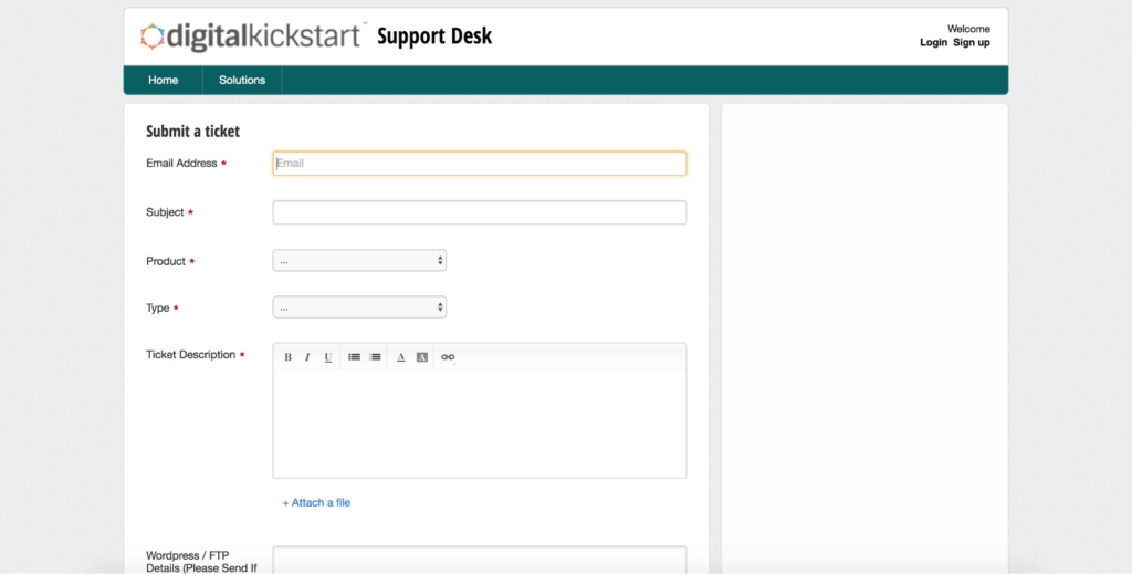 PayKickStart Support Desk