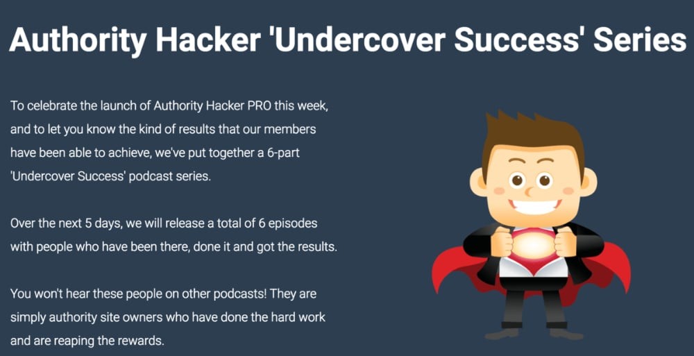 Undercover Success interview series