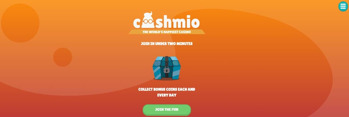 Cashmio homepage