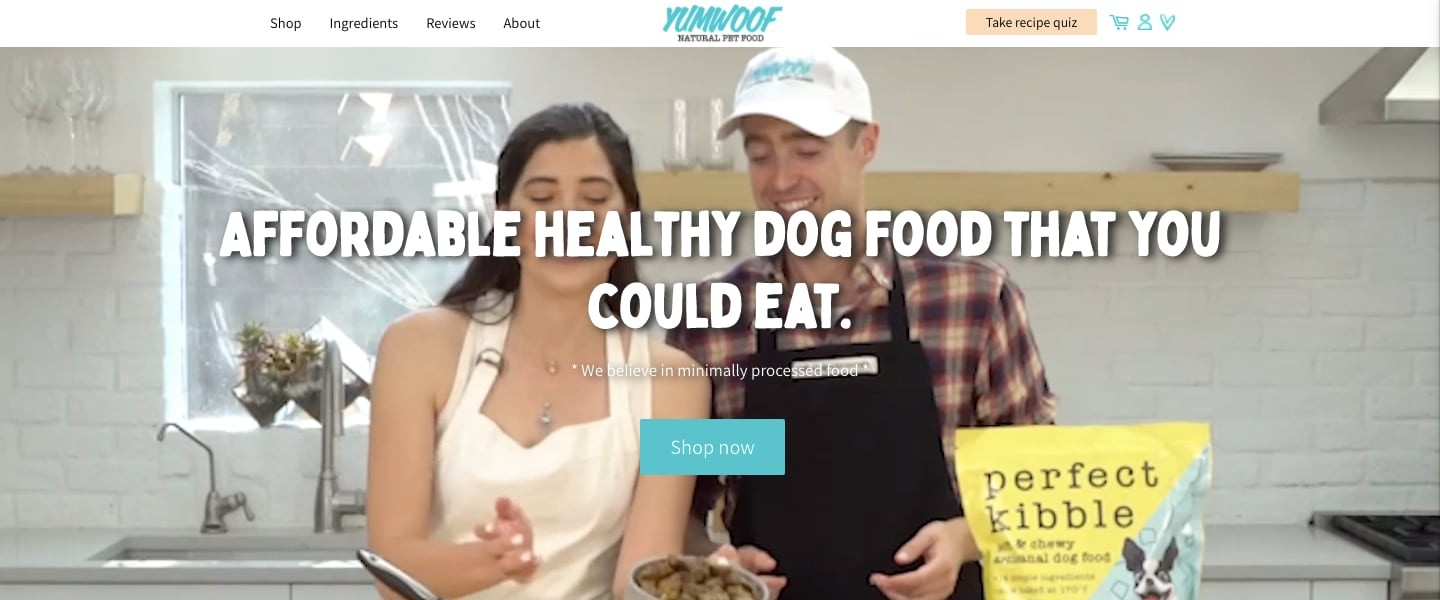 Yumwoof Homepage