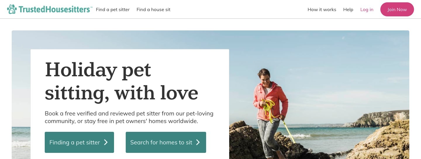 Trustedhousesitters Homepage