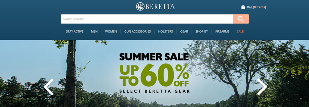 Baretta Homepage Screenshot