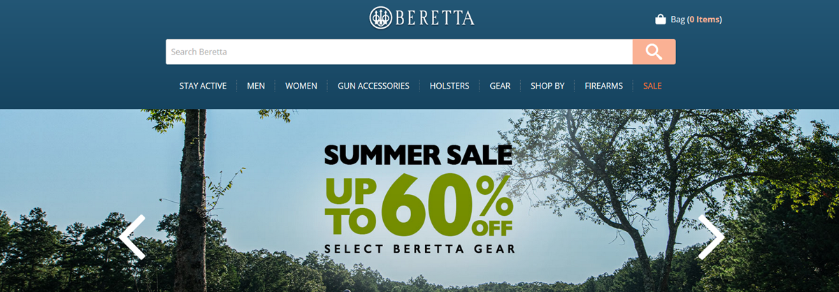 Baretta Homepage Screenshot