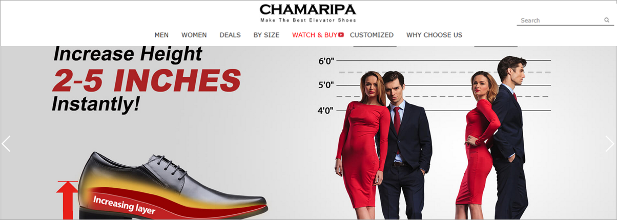 Chamaripa Homepage Screenshot