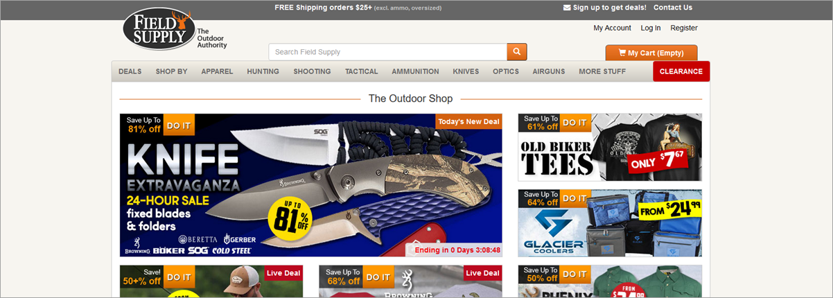 Field Supply Homepage Screenshot