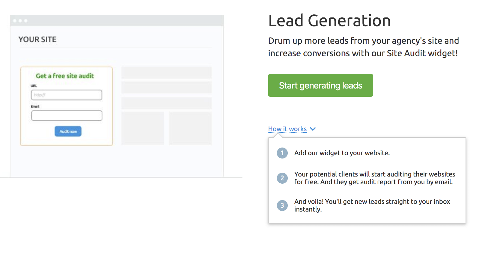 Lead Generation Semrush