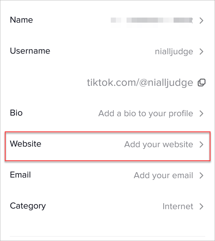 Tiktok Business Account Settings