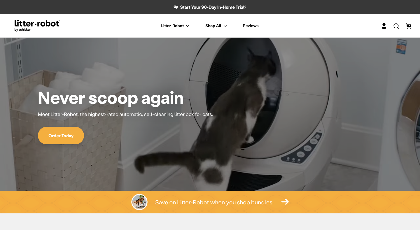 Litter Robot Homepage