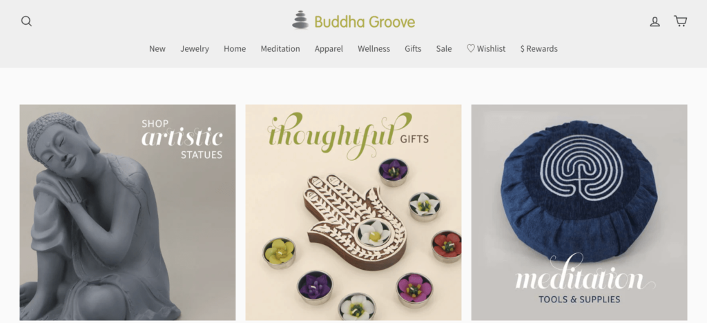 buddha groove homepage