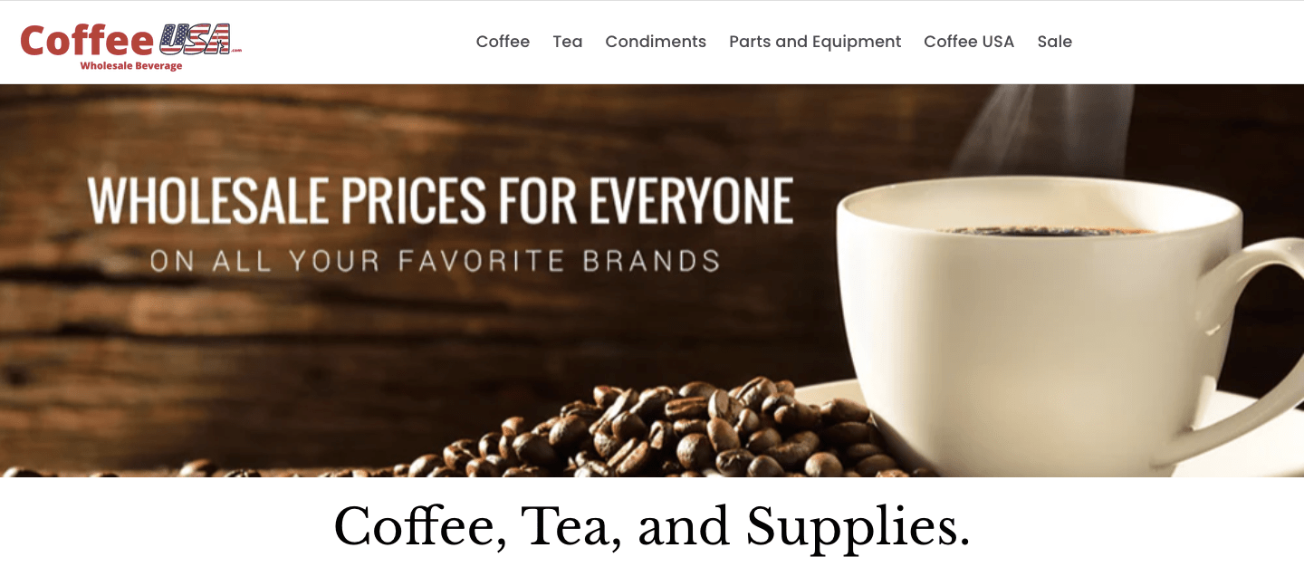 coffee wholesale usa