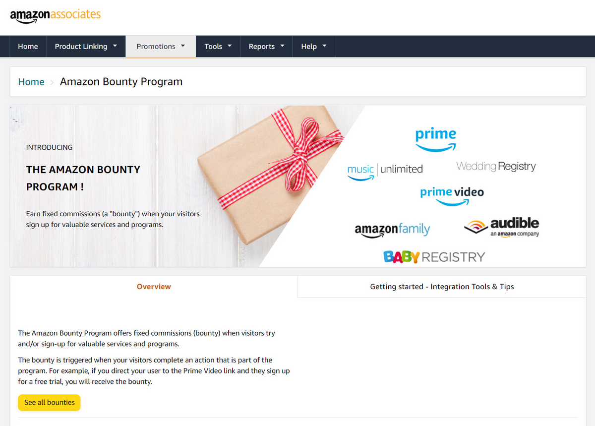 Amazon Bounty Program