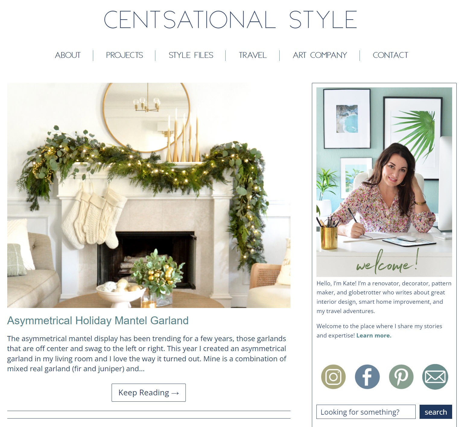 Centsational Style homepage