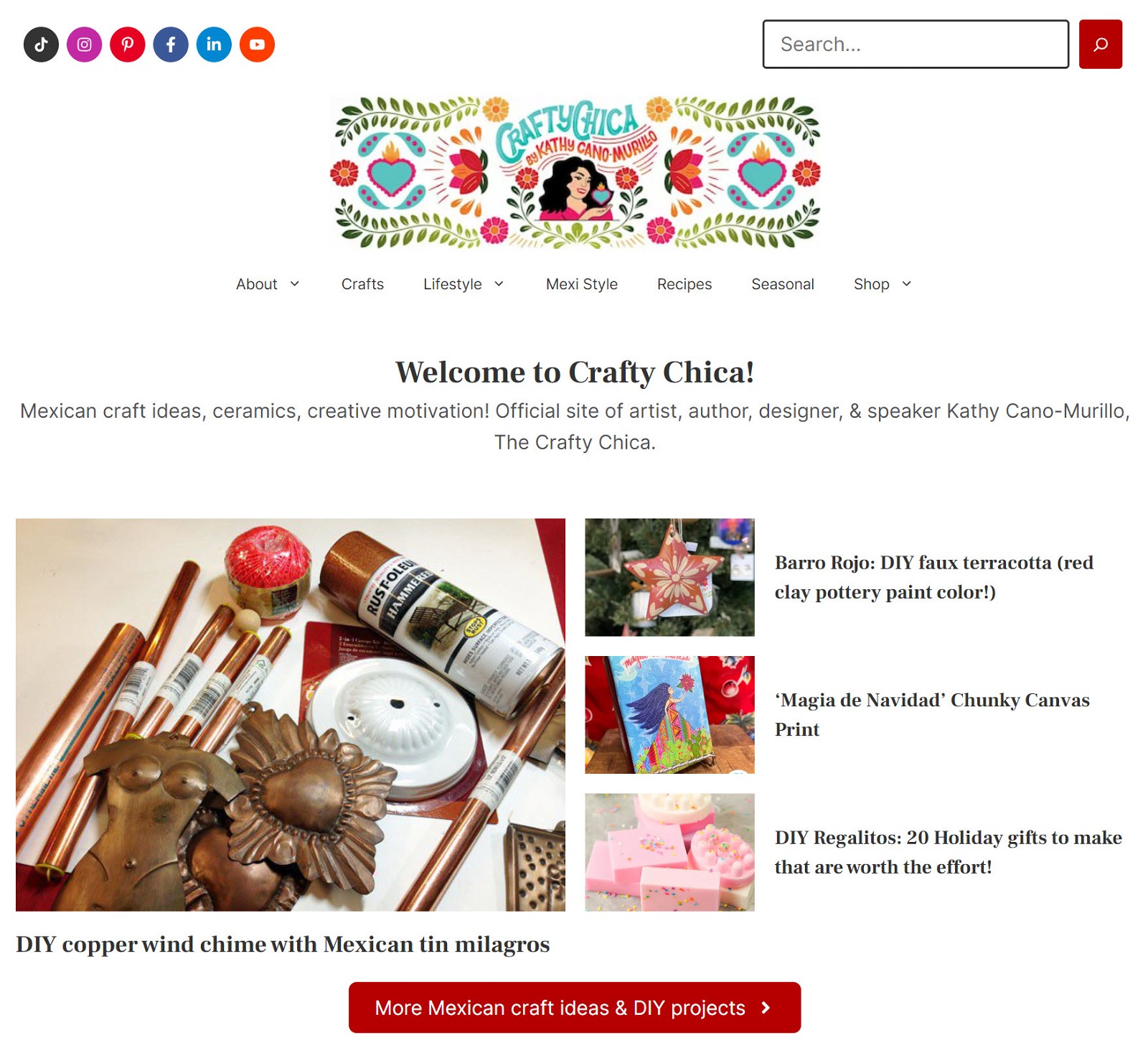 Crafty Chica homepage