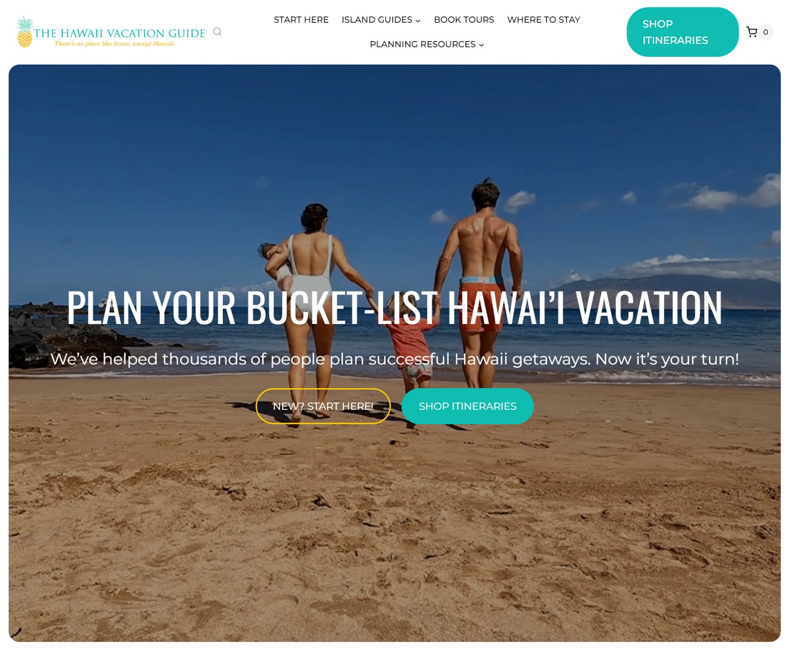 the hawaii vacation guide homepage
