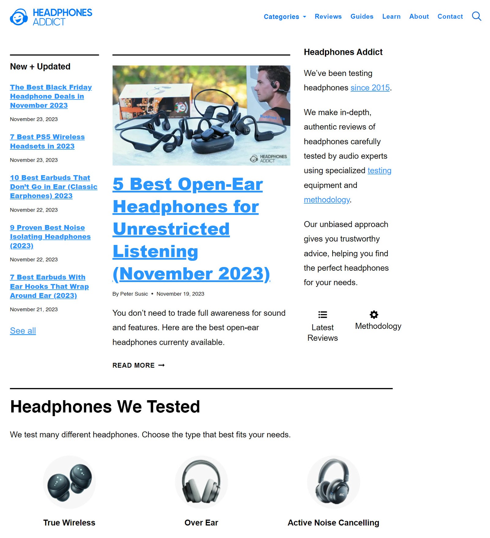 headphones addict homepage