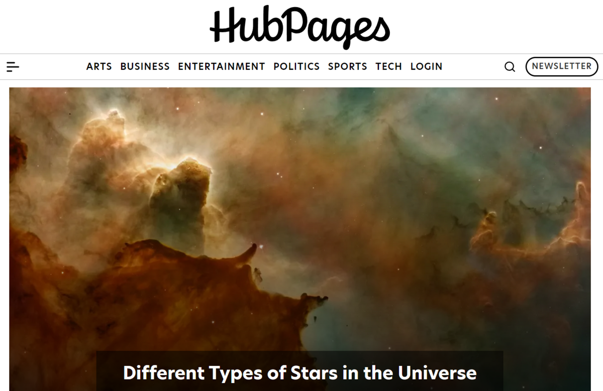 HubPages homepage