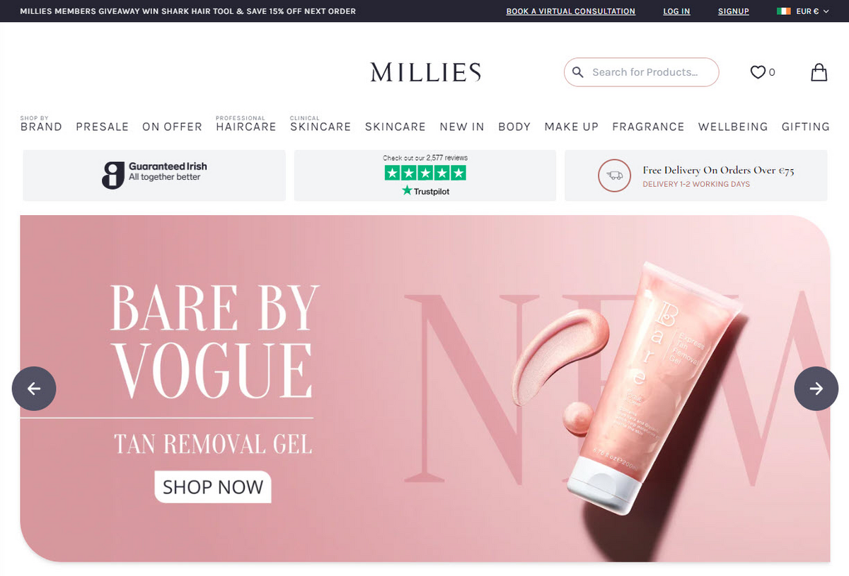 Millies website