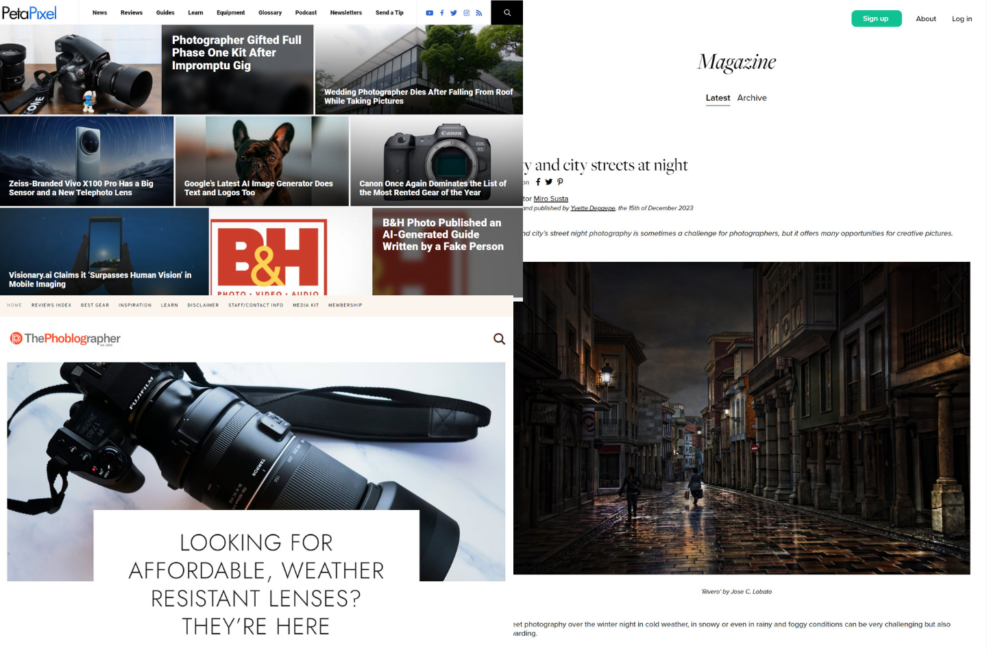 photography WordPress theme examples