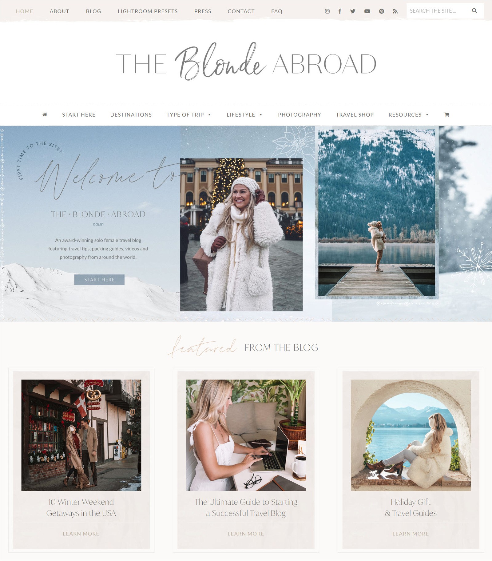 the blond abroad homepage