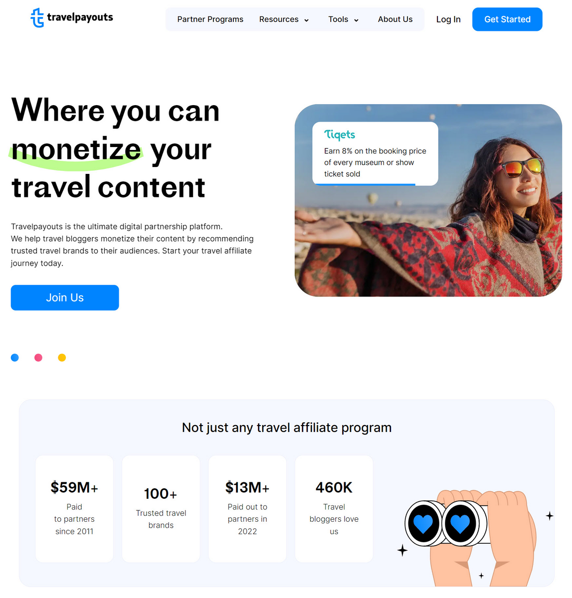 Travelpayouts homepage