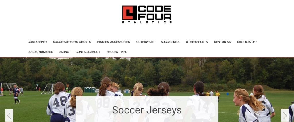 Code Four Athletics Homepage
