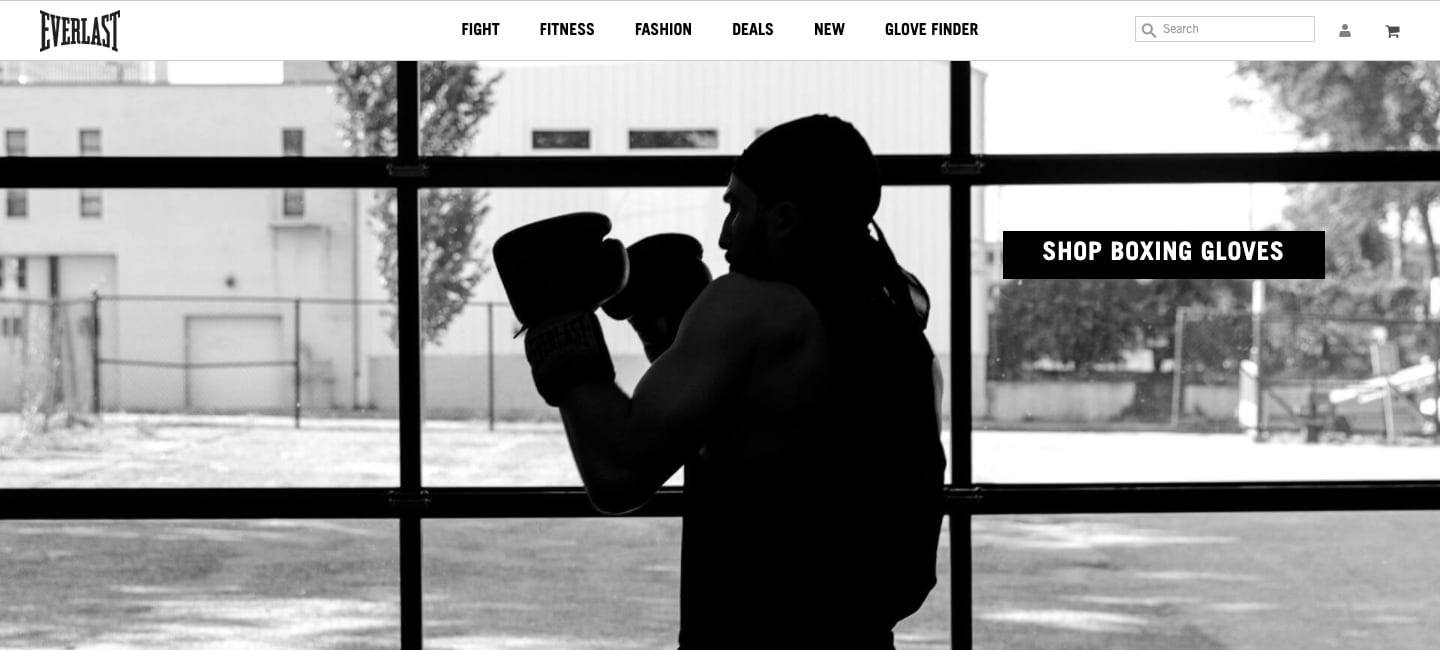 Everlast Homepage