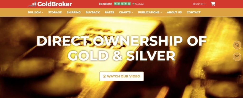 Goldbroker Homepage
