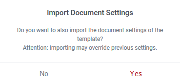 Impor Document Settings in Elementor