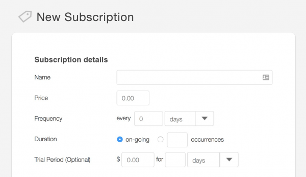 SendOwl Subscription Setup
