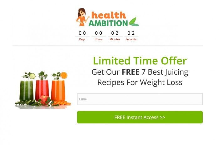 HealthAmbition juicing opt in