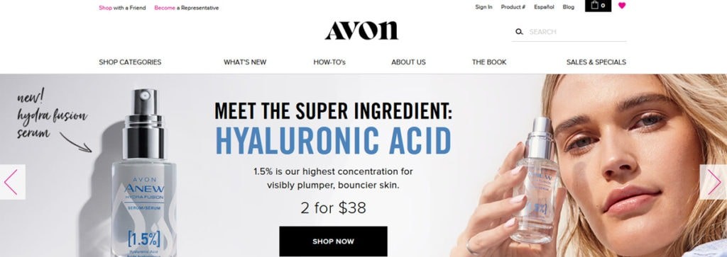 Avon Homepage