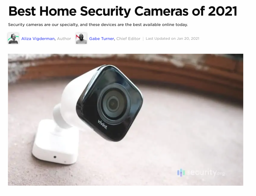 Best Home Security Cameras