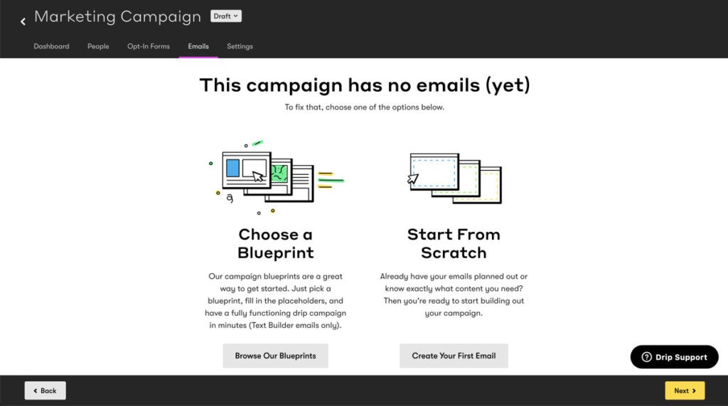 Creating New Campaign In Drip