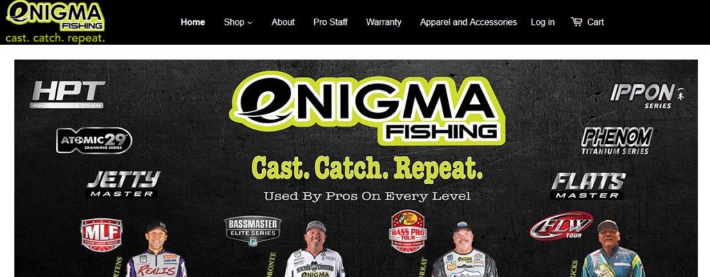 Enigma Fishing Homepage