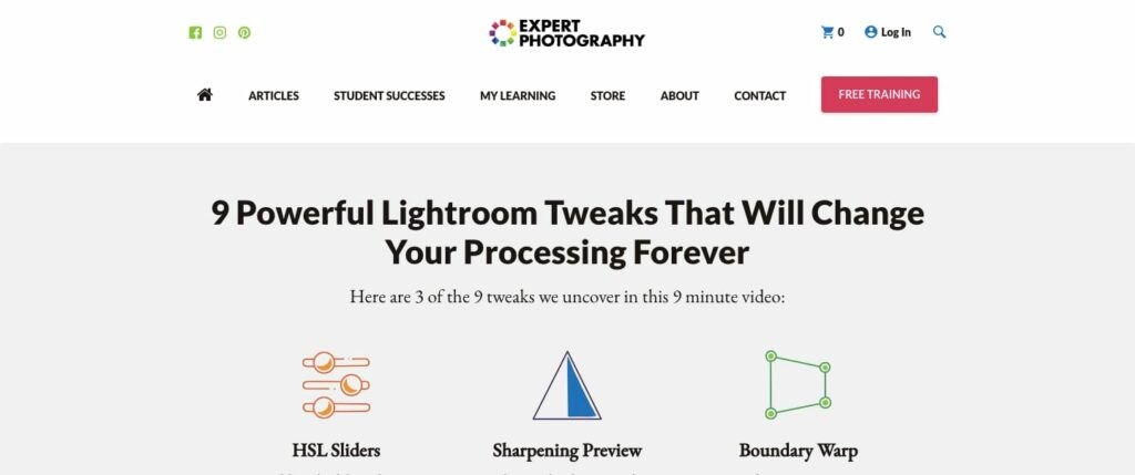Expert Photography Homepage