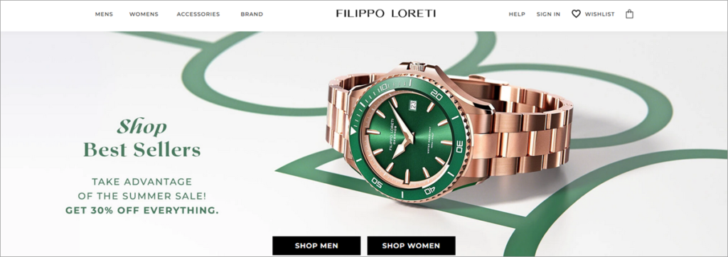 Filippo Loreti Homepage Screenshot