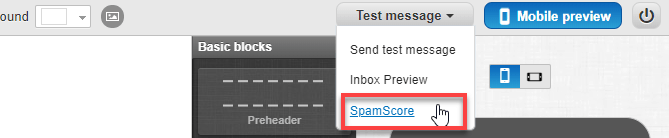 Getresponse Spam Score