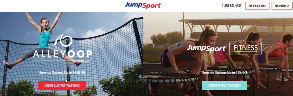 Jump Sport Homepage