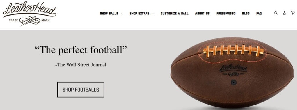 Leather Head Sports Homepage