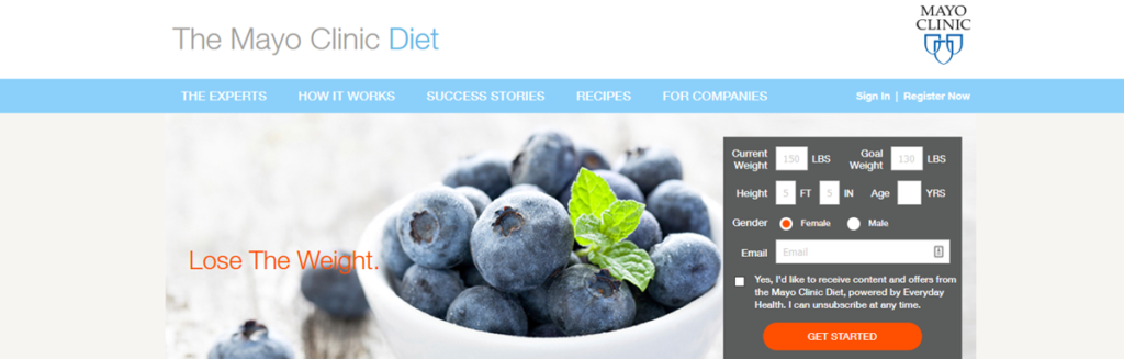 Mayo Clinic Diet Homepage