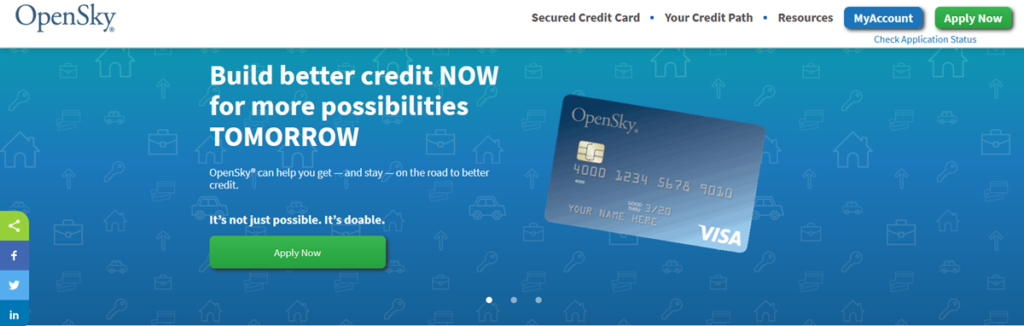 Opensky Homepage