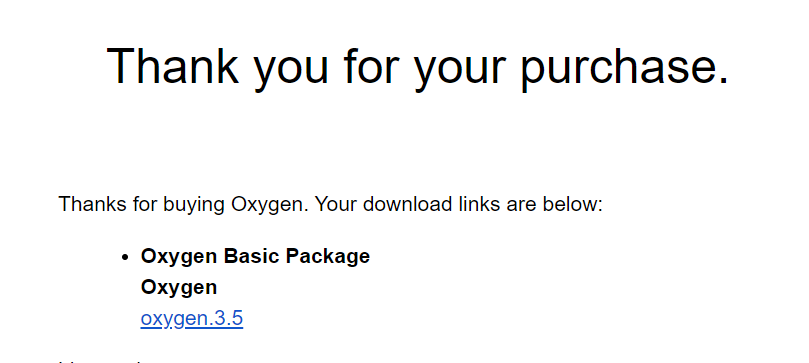 Oxygen Download Link
