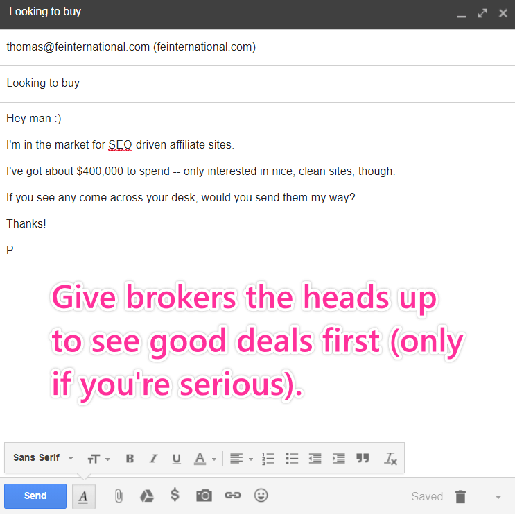 brokerage email