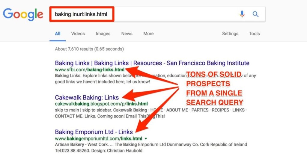 Google search advanced query
